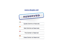 Tablet Screenshot of duepiu.net